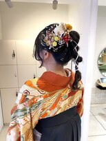 アース モード 新小岩店(EARTH/M)&nbsp;ポニーテール×袴