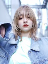 ギークス(GEEKS)&nbsp;【GEEKS渋谷】春夏ウルフ/ミルクティーベージュ/ハイトーン/小顔