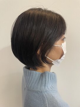クアトロ グランシュ 川崎店(QUATRO × GranCieux) 大人ショートボブ