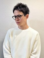 アイヴィー 池袋(IVY)&nbsp;池袋アップバングスパイキーショート◎[池袋メンズ美容室］