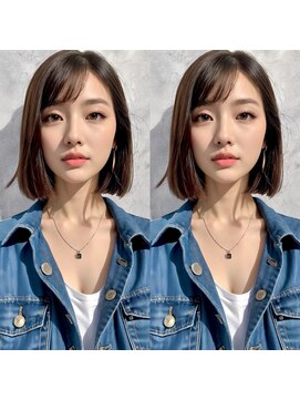 ウィールール 札幌店(WE RULE) ナチュラルストレートボブ