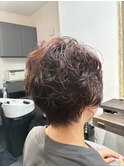 パーマ×ショート