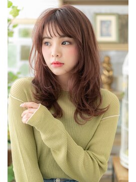 カバーヘア ブリス 志木南口駅前店(COVER HAIR bliss) ミルクティーピンク外国人風ウルフレイヤーh4志木20代30代40代