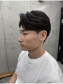 MEN'SHAIRウルフカルマパーマメンズショートイージーパーマ