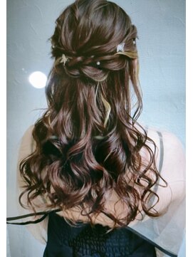 アウ美容室(au) ふんわりハーフアップ