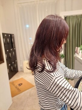 トイズファクトリー(Toys Factory) レッドブラウンカラー×ミディアムレイヤー