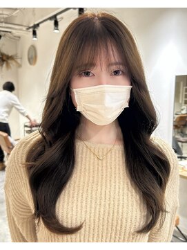 【miyu】低めレイヤー×透明感グレージュ＊