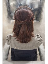 アイビー 新宿(IVY)&nbsp;編み込みハーフアップ