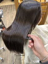 ブローテ ヘアアンドメイク(brote hair&make)&nbsp;顔周りまで自然な縮毛矯正