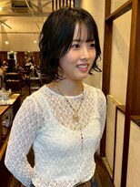 モク 大阪梅田店(MOK)&nbsp;【ボブパーマ】大人可愛く！