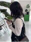 〈浅草 半個室〉ボブパーマ×アッシュグレージュ