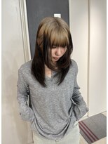 ソワンドゥブレスシエン 堀江店(soin de brace CIEN) ルーツカラー×レイヤーカット