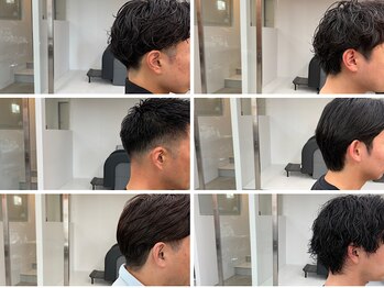 早川理容(hykw/barber)の写真/パーマも含め、ベリーショート～ミディアムヘアまで幅広く提案、対応させていただきます