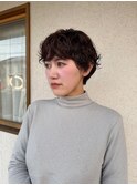 朝が楽になるショートパーマ｜くせ毛風ケアパーマ