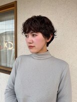 ヘアデザイン ディクト(hair design D.c.t)&nbsp;朝が楽になるショートパーマ｜くせ毛風ケアパーマ