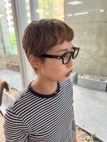 バイ ユア オウン フラワーズ コロン カバ 松本駅前(buy your own flowers : kava)&nbsp;大人可愛いベリーショート/くせ毛風パーマで小顔魅せ