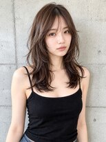 フレイムスヒュー 高崎店(FRAMES HUE)&nbsp;韓国レイヤーカット/顔まわりレイヤー/バタフライレイヤー