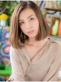 ★美人顔になる☆大人かわいい小顔前下がりボブ★5