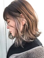 アイティー バイ アルバム 中野店(IT by ALBUM)&nbsp;インナーグレージュ_厚めバングローライトスリークボブ_ba279072