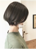 柔らか丸みの大人美人ショート