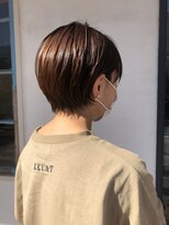 ヘアー アンド スパ パーム(hair and spa palm)&nbsp;ショコラのような色味を☆マッシュボブ×ショコラブラウン