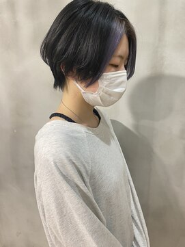 ヘアーサロンウル(hair salon ulu) フェイスフレーミングパープル