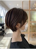 20代30代40代★スタイリング簡単♪小顔見せ☆丸みショート