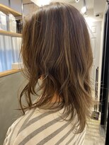 ツクシ(tsukusi)&nbsp;地毛ハイライト×マットベージュ