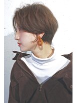 コンビネーション(combination)&nbsp;ショートボブセンター分け絶壁解消骨格補正小顔カット