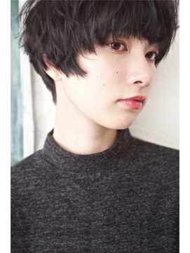 クレドガーデン 西新井店(CRED GARDEN) 20代30代40代グレイアッシュひし形/耳掛け小顔ショート/西新井R