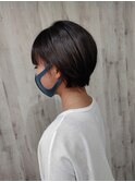 可愛さとスッキリさアップショートボブ