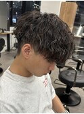 波巻きパーマスパイラルパーマツイストスパイラルパーマメンズ