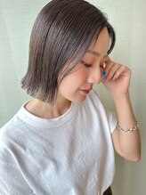 リム バイ ディーアンドティー(Lim by D&T) D&T hair 大手町　20代/30代/40代　ミニボブ　モノグレージュ