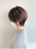 斜めバング/グレージュカラー/シルキーベージュ/自由が丘