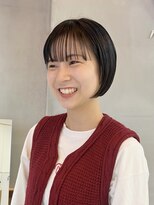 ミニボブぷつっとボブマッシュショートハンサムショート