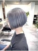 ハイトーンショートボブ　天六ボブ　梅田ボブ　中崎町ボブ