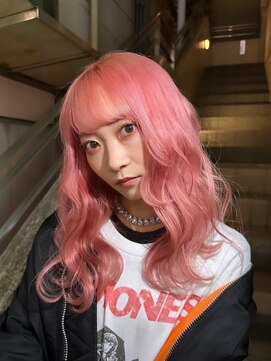 ワンズ リー 上大岡店(One's ly) デザインカラーレイヤーカットウェットヘア夏オリーブベージュ