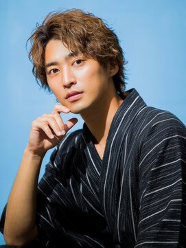 オーシャントーキョー(OCEAN TOKYO) 波巻きパーマメンズツイストスパイラルパーマツーブロック