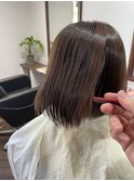 地毛風ストレートボブ