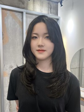 イオエ 梅田(ioe) ダブルカラー/大人ボブ/黒髪スタイル/髪質改善/縮毛矯正