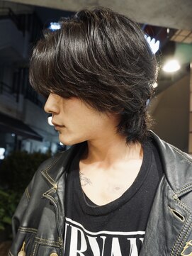 マイロ(mailo) センターパート+フェザーパーマ