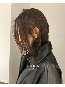 ロールアップスリーブス(ROLL UP SLEEVES) オリーブカラー