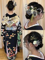 ヘアーメイク ツインズ(Hair Make TWINS)&nbsp;ヘアアレンジで振袖姿をもっとかわいく