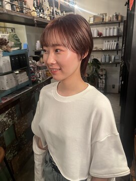 コキャン(COQUIN) 透明感ブラウンとショートウルフ