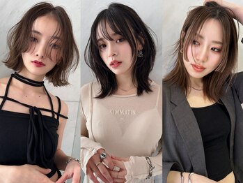 サイン 表参道(SIGN)の写真/《フェイスレイヤー×小顔》顔周りが【色気】【上品さ】を引き立たせる再現性高いレイヤーカット◎[表参道]