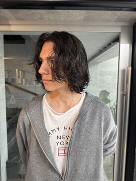 ノス 表参道(NOOS) メンズミディアム/ミディアムレイヤー/ニュアンス/メンズパーマ/