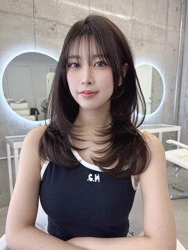 フォンズ(FONS) ワンカールレイヤー　ショコラグレージュ　艶カラー