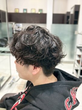 マーリィ イオン久里浜店(AEON) 20代30代メンズ◎無造作パーマ×ツーブロックマッシュ