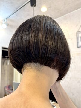 シンミシエル 京都北野白梅町(shinmiciel) ナチュラルボブハイライトイメチェン30代40代50代60代ショート