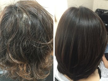 ヘアーラボ横田の写真/手触りよいまとまりやすい髪質へ◎柔らかくてナチュラルなストレートヘアを実現♪［芦屋/打出］